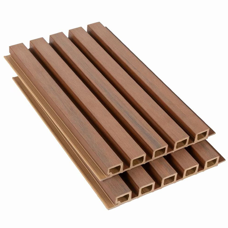 190 mm bredd, 20 mm tjocklek Trä-plastkomposit Nytt material PVC/ASA samextruderat galler