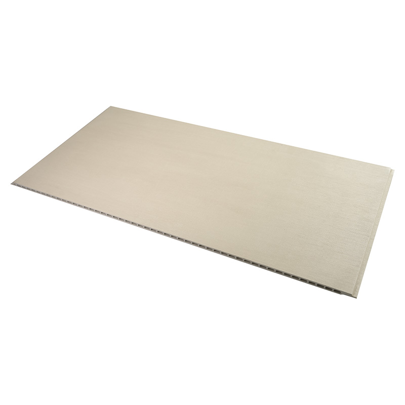 600 mm bredd 9 mm tjocklek Styv PVC-integrerad väggpanel Slagtålig för snabb installation i hemmet