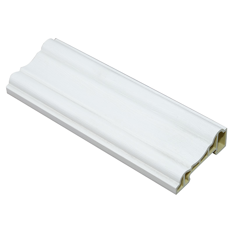 60 mm dekorativ trim med träfibrer PVC-filmfinish
